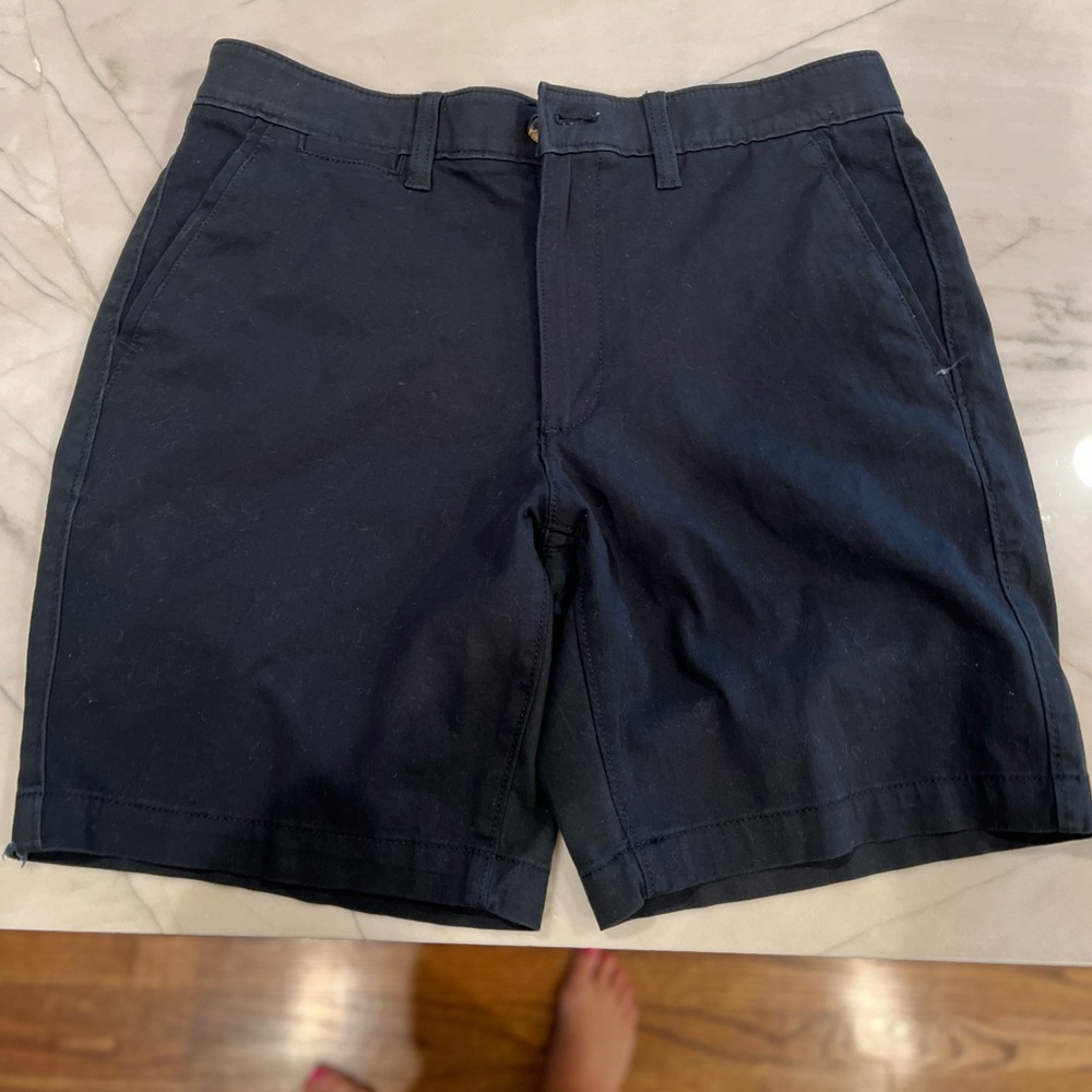 Sonoma Men’s Flat Front Short Sz 34 color Midnight Blk NWT